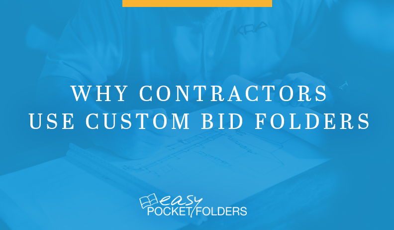 Why contractors prefer custom presentation folders over stock pocket folders