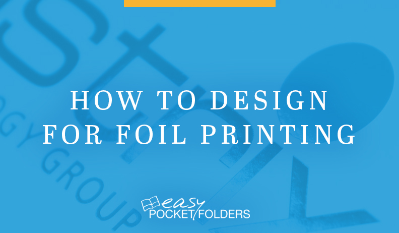 How to design for foil printing